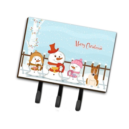 Carolines Treasures Merry Christmas Carolers Bull Terrier Red and White Leash or Key Holder BB2466TH68